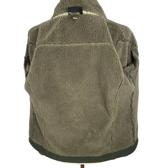 Patagonia Vintage 80's Synchilla Jacket Small Olive Green Sherpa Fleece - Picture 8 of 9